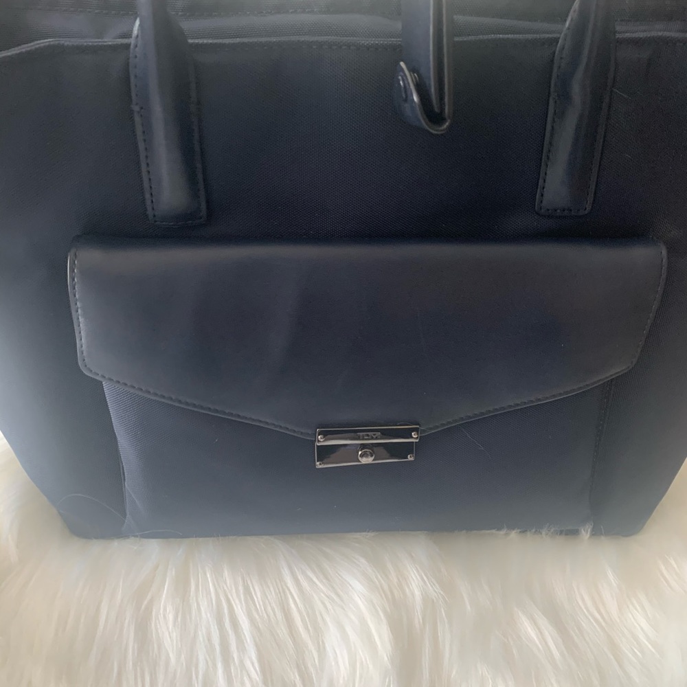 Tumi Nylon and Leather Tote